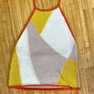 ***ARTSY*** halter! Super cute knit halter top!